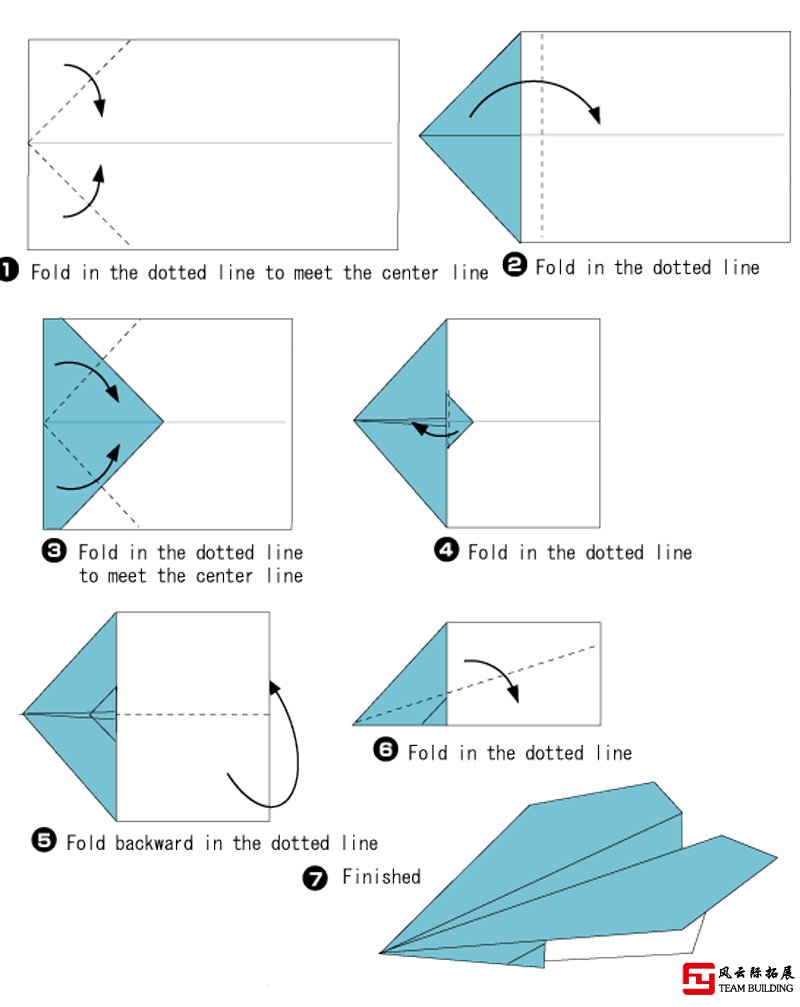 紙飛機的折法大全圖解